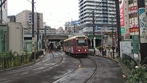 Arakawa Trams at Otsuka Station