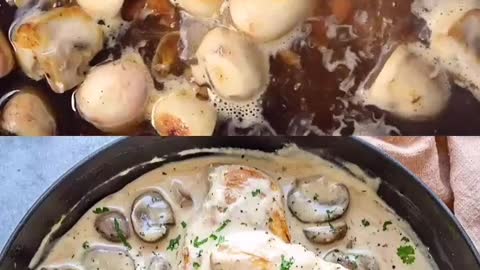 Creamy Mushrooms Chicken