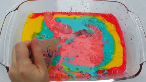 DIY_Slime_with_Balloons_&_Piping_Bags_Part16_Watermelon_Fimo