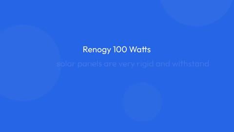 Best Solar Panels | Renogy 100 Watts Solar Panel | Solar Panels 2022