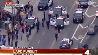 Citizen Ends Police Chase by Stepping In Front of Suspect's Vehicle