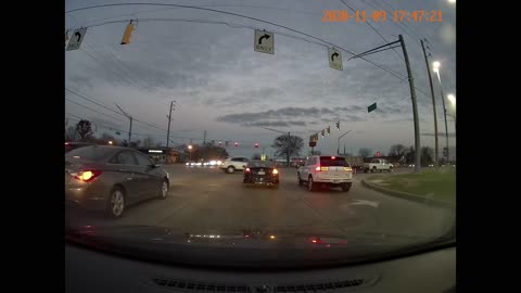 Double Turn Lane Confusion Leads to Collision
