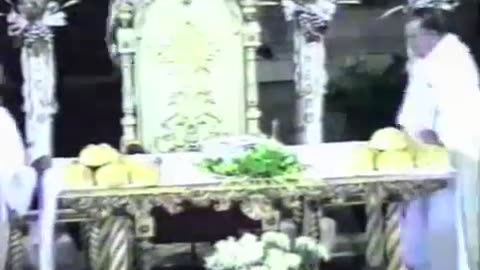 Semana Santa em Campanha-MG - Missa Santos Óleos - 1996