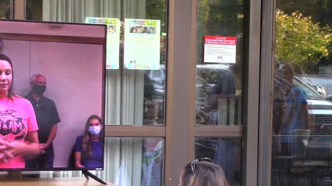 White Hall School District Meeting, unknown parent & Laura Golden speaks against mask mandates