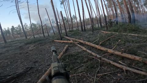 Russian paratroopers destroyed a stronghold of Ukrainian troops