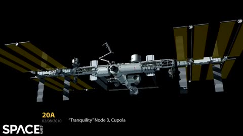 Building the International Space Station - Assembly animation + flyaround_2