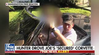 Photos of Hunter Biden driving Joe's Corvette have emerged