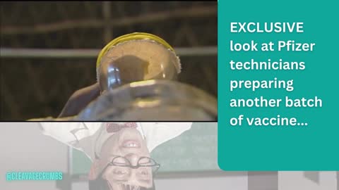 Pfizer Technicians Prepping a New batch of Vax Juice (satire)