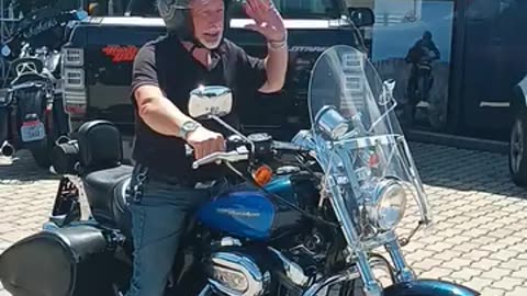 Das ist Ungarn Harley - Fahrer
