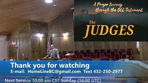 Pastor Robb Foreman // Prayer Journey Through the Old Testament: Judges