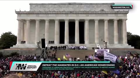 Dr. Richard Urso at the Defeat the Mandates Rally in DC