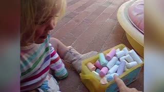 Little Girl Has The Most Uncommon Snack