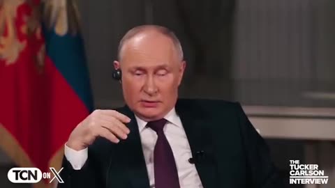 Tucker Carlson interviews Vladimir Putin