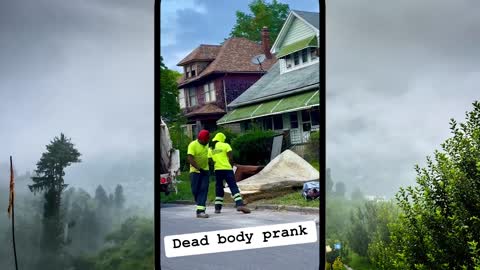 Dead body prank 😭🤣😂