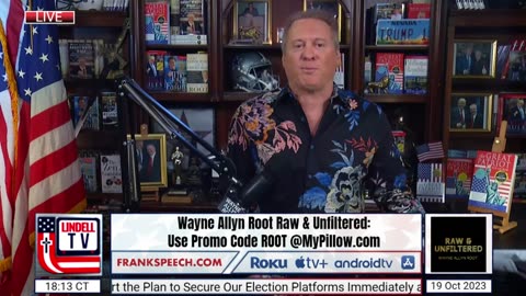 Wayne Allyn Root Raw & Unfiltered - October 19th, 2023