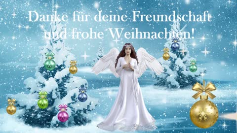 Weihnachten - Christmas - xmas - frohe Weihnachten - Freunde sind wie Engel