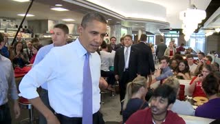 President Obama Makes Surprise Visit