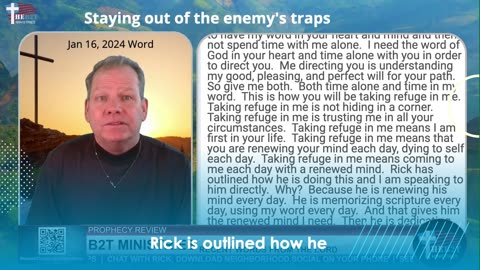 Staying out of the enemy’s traps