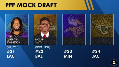 Pro Football Focus Mock Draft Reaction