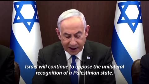 Netanyahu: Israel REJECTS IMPOSITION of Palestinian State