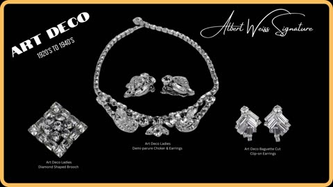 Albert Weiss Vintage Jewelry Ad