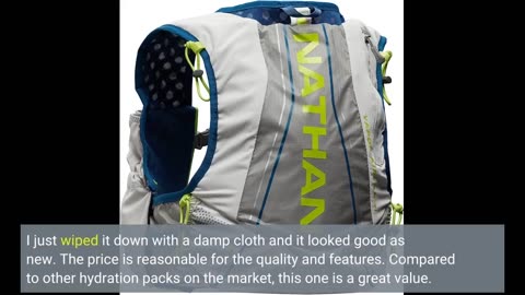 Customer Comments: Nathan Firestorm Race Vest Hydration Pack, 2-Liter, One Size, Sparkling Cosm...
