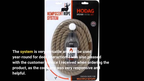 Customer Reviews: HODAG HempScent Rope System - Hemp Rope Mock Scrape System for Year-Round Dee...