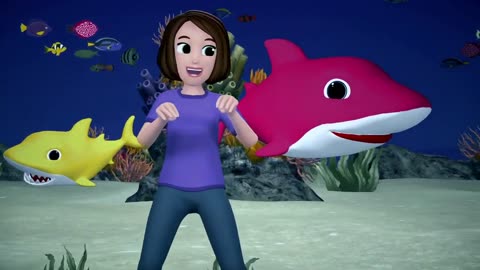 Baby shark dance, Kids learning video, nursery rhyme