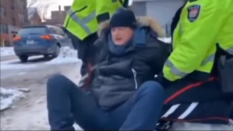 Man Who Stole 13 yr old Canadian girls Flag Gets Arrested then Cries
