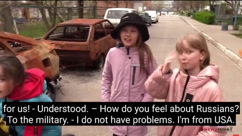 Ukraine war - asking childrens: Do you like Russian soldiers ? Yes