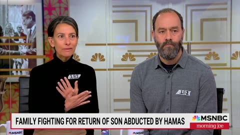 Parents of Hamas Hostage Blast Biden on MSNBC for Not Mentioning Captives