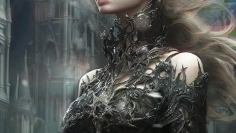 Gothic Girl | Gothic Woman | Dark Gothic Art | Digital Art #gothic