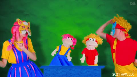 M醩cara Doo Doo Doo con Marionetas - D Billions Canciones Infantiles