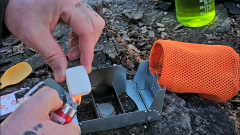 Coffee time with the Esbit Stove in the woods