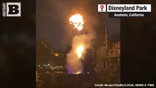 Aren't Dragons Supposed to BREATHE Fire?? Disneyland's Dragon Goes Up in INFERNO