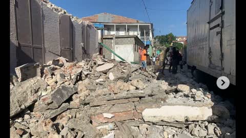 HAITI EARTHQUAKE 7.2 MAGNITUDE EARTHQUAKE SHAKES HAITI Today 14/08/21