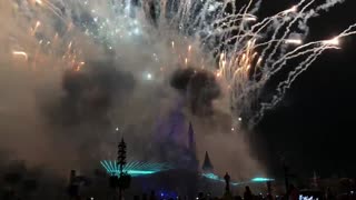 Disney fireworks and brilliant light shows!