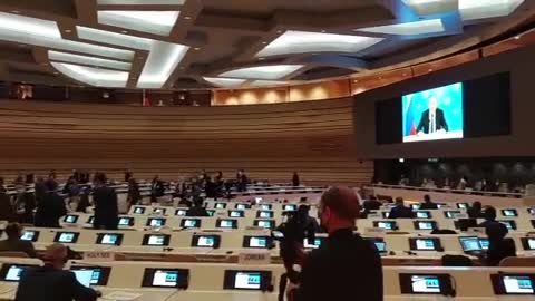 Diplomats walk out during Russian Foreign Minister’s speech at UN