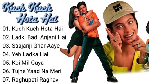 💞 Kuch Kuch Hota Hai Movie All Songs❣️❣️ Shahrukh Khan 😍 Kajol 💞 Rani Mukherjee 😘 Udit Narayan 😘Alka