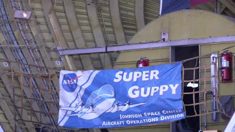 Super Guppy Arrives in Alabama to Drop Off Artemis I Heat Shield