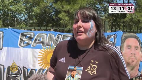 Argentina fans ready for Qatar; gather for mass barbecue before leaving