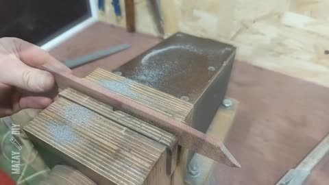 Making a Knife from an Old File _ NO POWER tools Knife Making