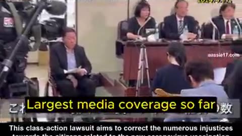 Press Conference In Japan On Vaccine Injuries Class Action