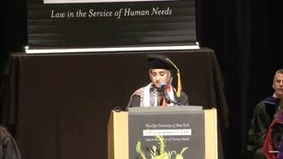 Leftist Student Spews Anti-Israel Rant During Commencement Speech