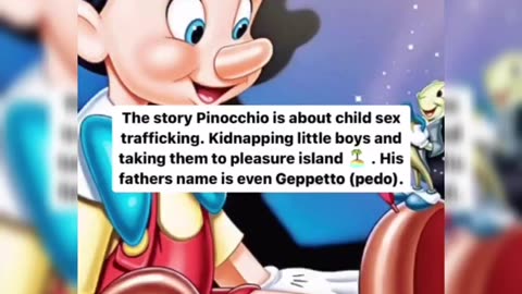 🤥 PINOCCHIO AND CHILD SEX TRAFFICKING 🍕😡
