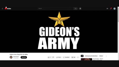 GIDEONS ARMY MONDAY 11/6/23 @ 930 AM EST WITH JIMBO