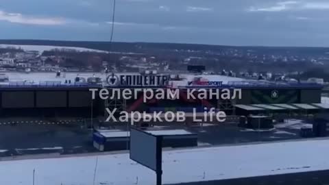 Russian vehicles advancing under autocannon fire in Kharkiv