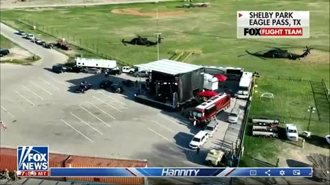 Sean Hannity interviews President Donald Trump in Texas