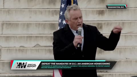 Robert Kennedy Jr. Full Speech - Defeat The Mandates DC Rally