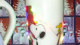 Christmas Snoopy Light Up Tumbler